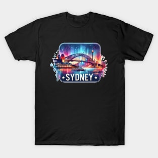 SYDNEY HARBOR NEW SOUTH WALES AUSTRALIA BRIDGE T-Shirt